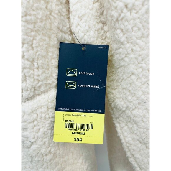 NEW Xersion Women’s Sweater Quitter Zip Soft Touch White Size M Comfort Waist - Picture 5 of 10